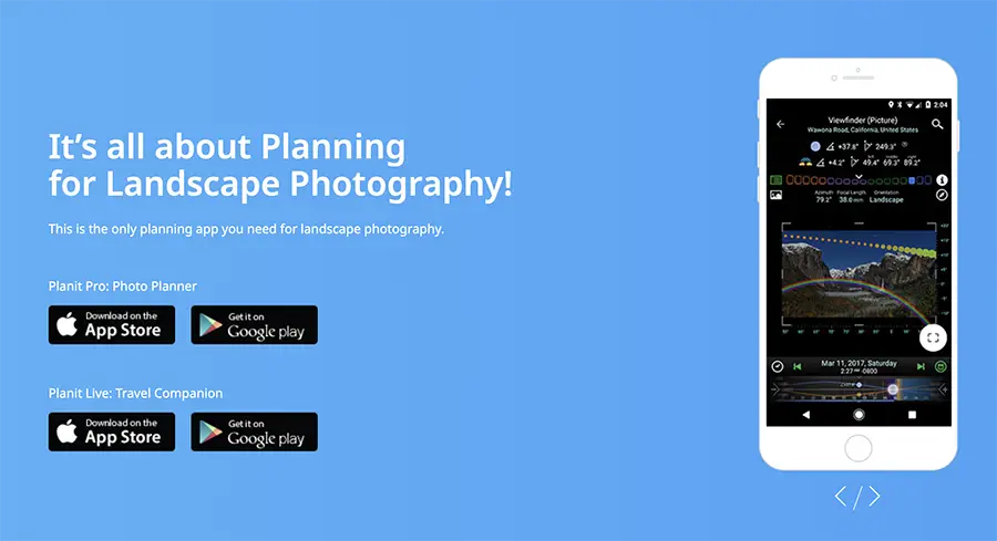 PlanIt! for Photographers Apps