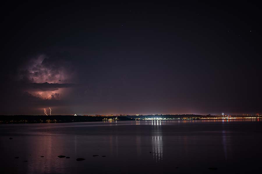 Tallinn City View Storm